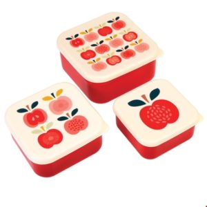 Lunch box Pommes Vintage - set de 3