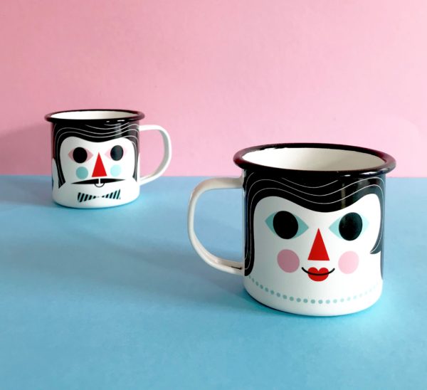 Tasse émaillée Couple - Omm Design – Image 2