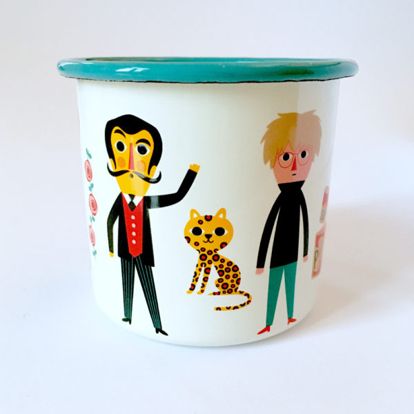 Tasse émaillée Artistes Ingela Arrhenius - Omm Design – Image 2