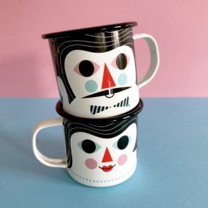 Tasse émaillée Couple - Omm Design