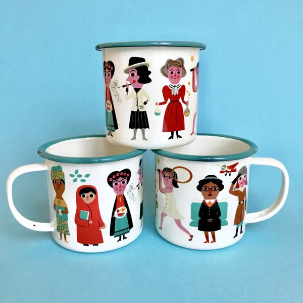 Tasse émaillée Feministes Ingela Arrhenius - Omm Design