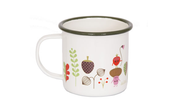 Tasse émaillée Petits fruits de la forêt - Omm Design