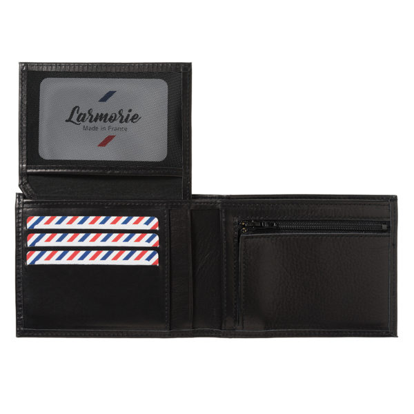 Portefeuille italien Arthur cuir lisse - Larmorie – Image 5