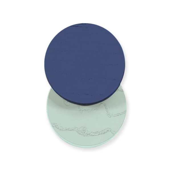 Patère Lou bleu et vert menthe - Harto Design