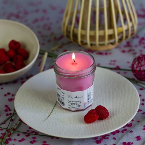 Bougie Framboise - Bougies de Charroux – Image 3