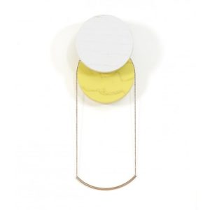 Patère Lou jaune et blanc - Harto Design