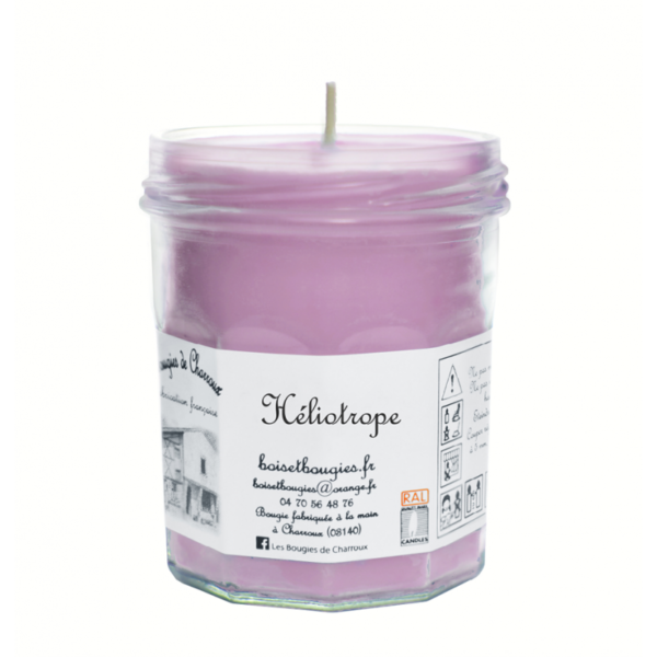 Bougie Héliotrope- Bougies de Charroux – Image 2