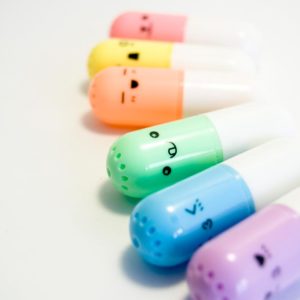 Kit 6 mini surligneurs gélules