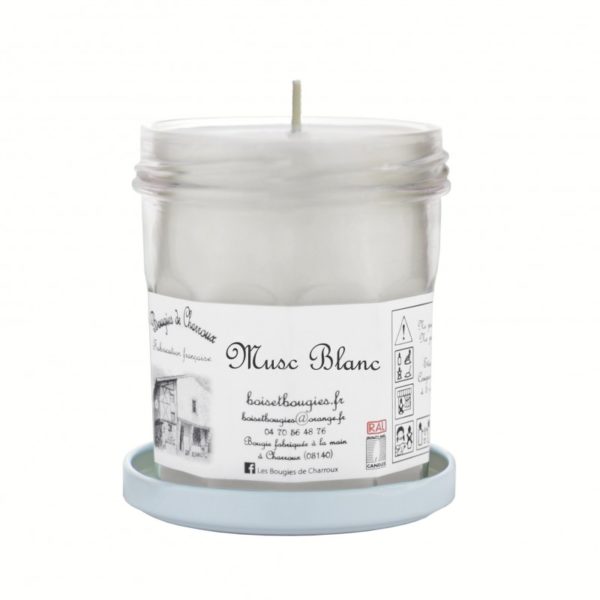 Bougie Musc Blanc - Bougies de Charroux – Image 2
