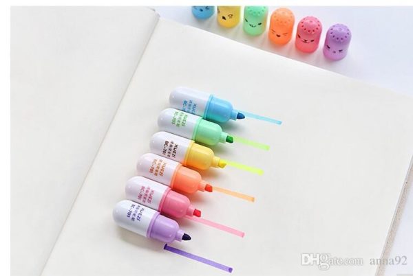 Kit 6 mini surligneurs gélules – Image 3