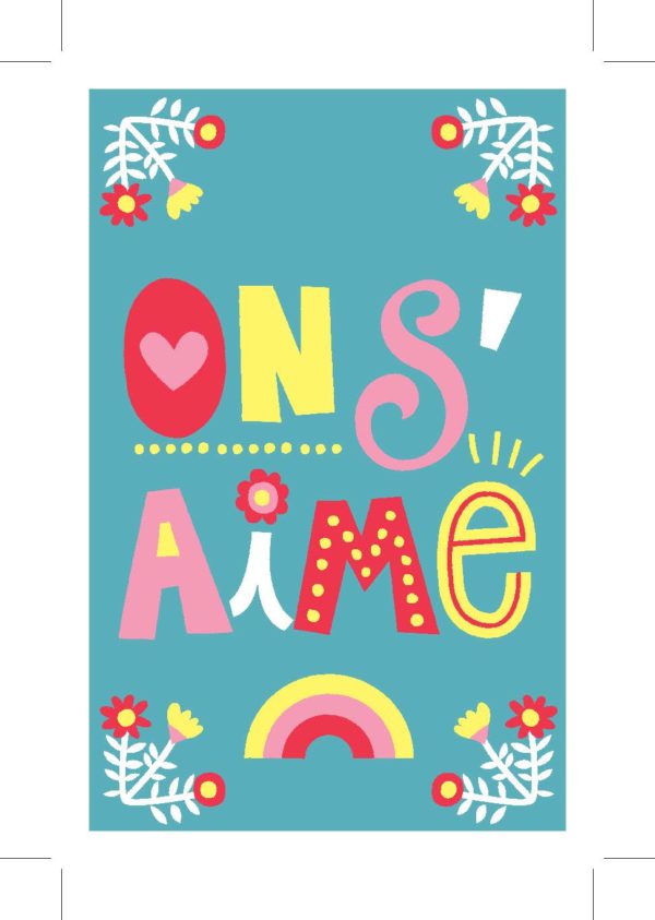 Carte postale On s'aime