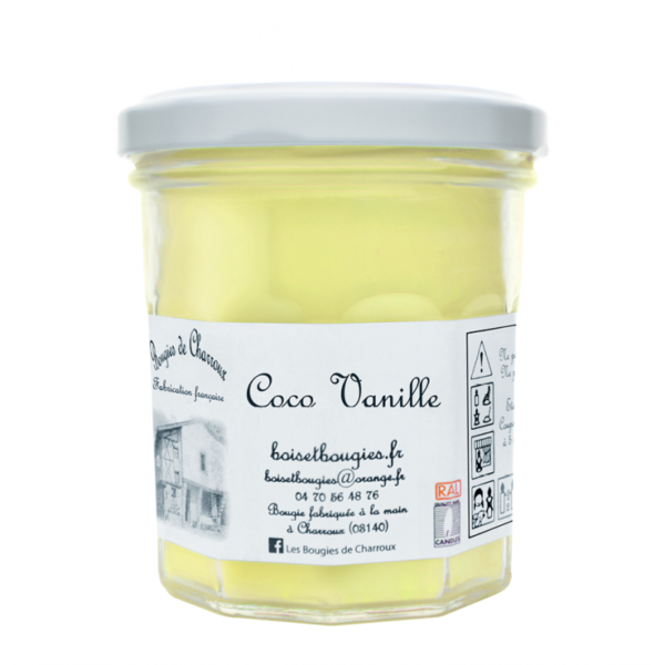 Bougie Coco Vanille - Bougies de Charroux
