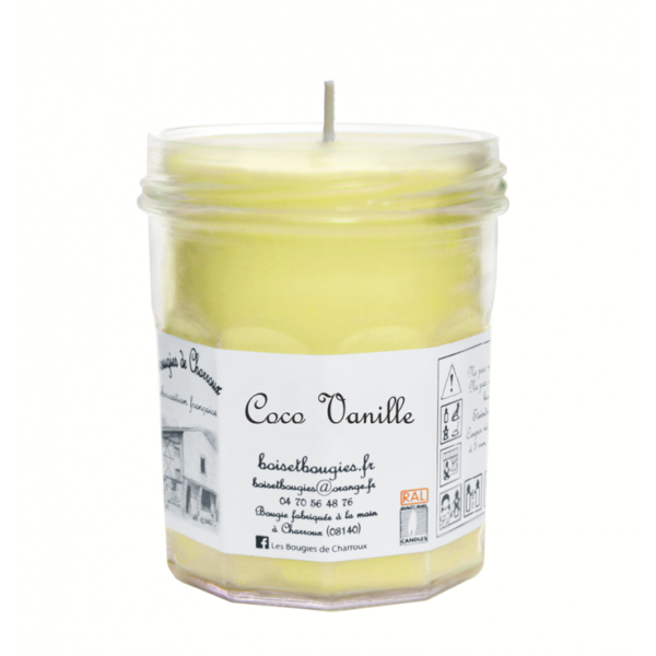 Bougie Coco Vanille - Bougies de Charroux – Image 2