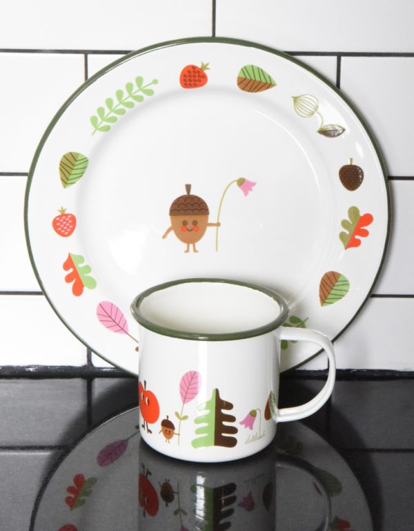 Tasse émaillée Petits fruits de la forêt - Omm Design – Image 4