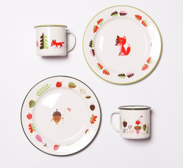 Tasse émaillée Petits fruits de la forêt - Omm Design – Image 3