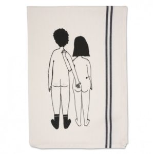 Torchon Couple nu - Helen B