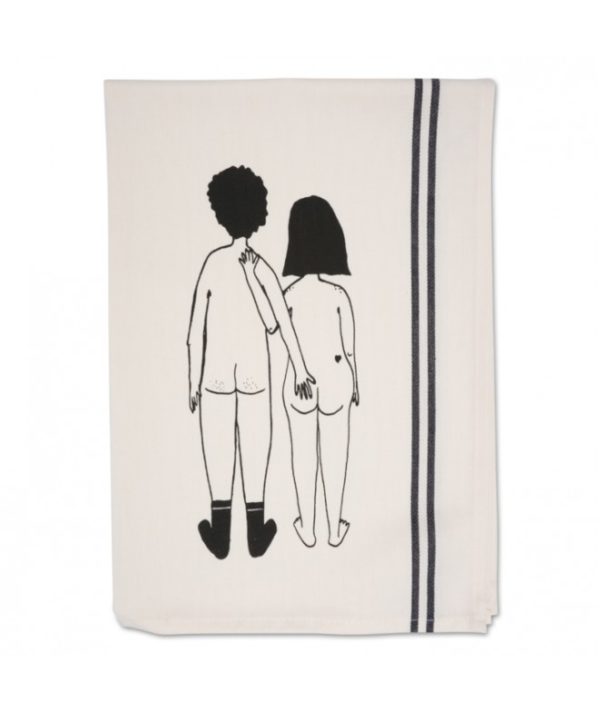 Torchon Couple nu - Helen B