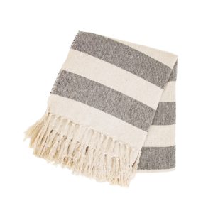 Plaid en coton gris - Sass and Belle
