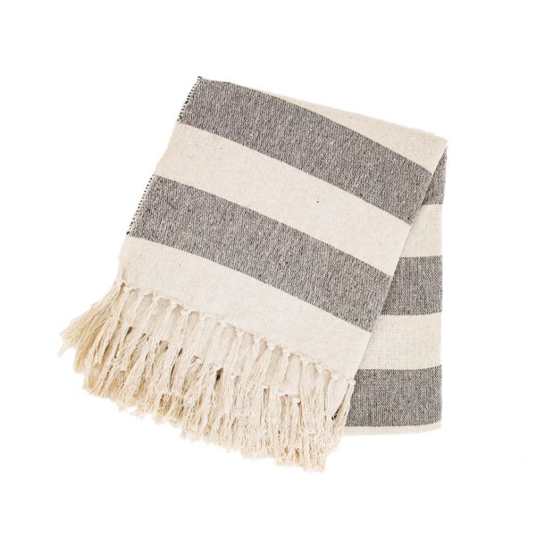 Plaid en coton gris - Sass and Belle