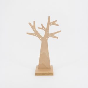 L'Arbre à Boucles d'Oreilles socle carré - Reine Mère