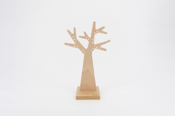 L'Arbre à Boucles d'Oreilles socle carré - Reine Mère
