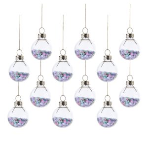 Mini boules de Noël à paillettes