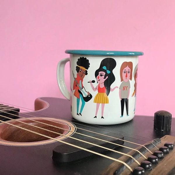 Tasse émaillée Music Lovers Ingela Arrhenius – Omm Design – Image 2