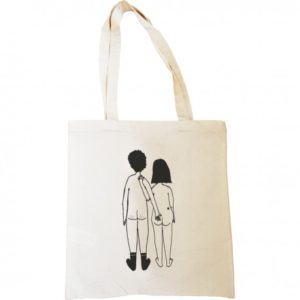 Tote bag couple nu - Helen B