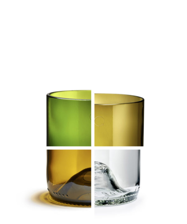 Coffret 4 verres "Panaché" - Q de bouteilles