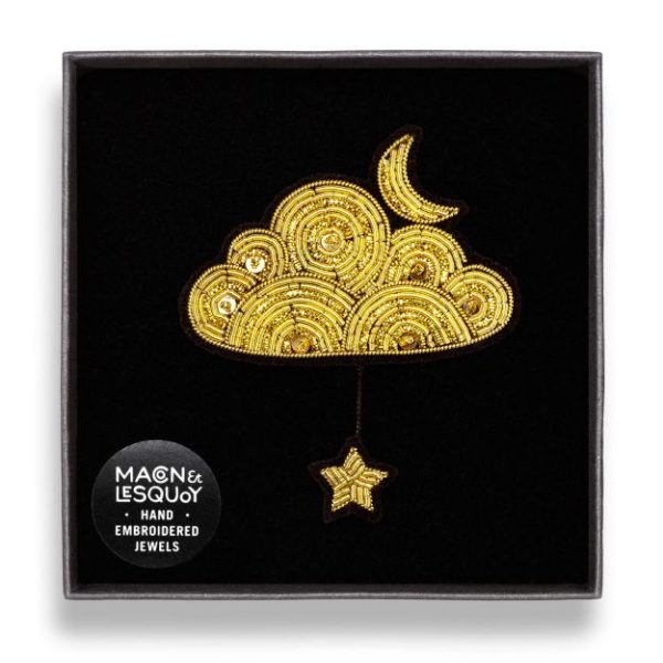 Broche nuage or et étoile - Macon Et Lesquoy – Image 2