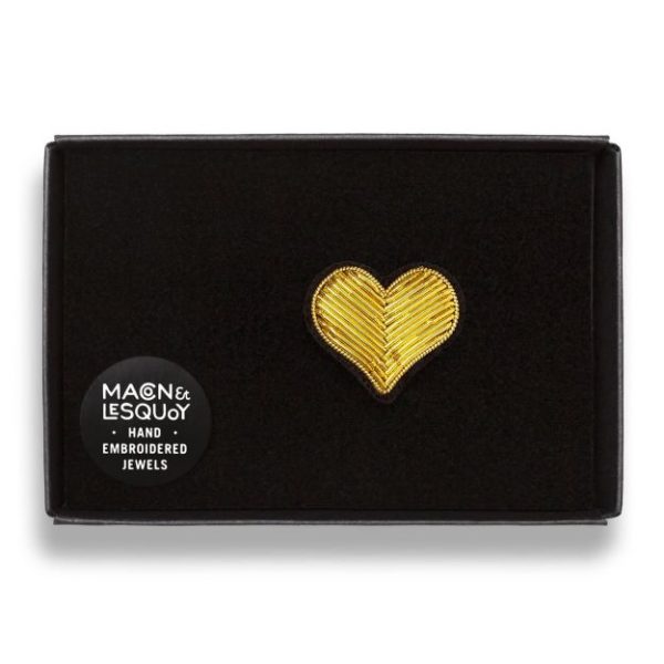 Broche coeur doré - Macon et Lesquoy – Image 2