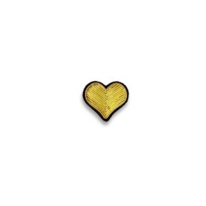 Broche coeur doré - Macon et Lesquoy