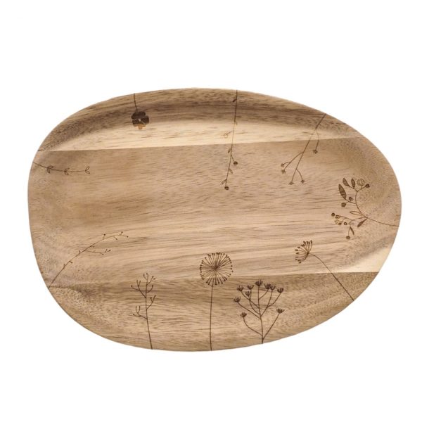 Petit plateau en bois Fleurs - Räder