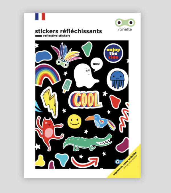 Stickers réfléchissants Grande planche (variés) - Rainette – Image 2