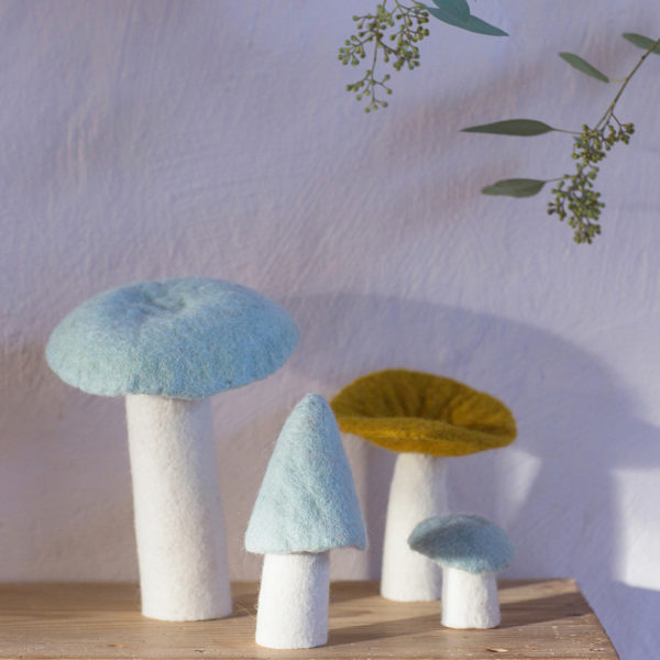 Champignon Morille en feutre - Muskhane (coloris et tailles variés) – Image 5