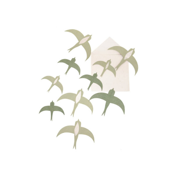 Hirondelles set de 10 - Muskhane (coloris variés) – Image 11