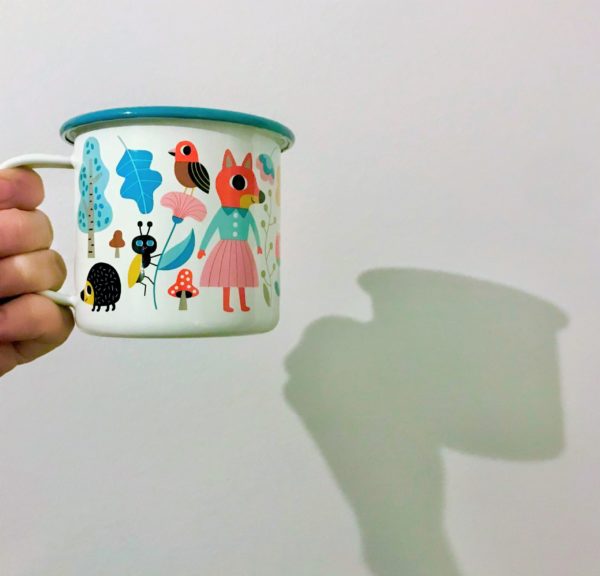 Tasse émaillée Habitants de la forêt - Omm Design – Image 5