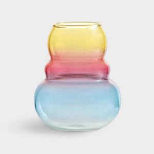Vase Droplet jaune - &Klevering