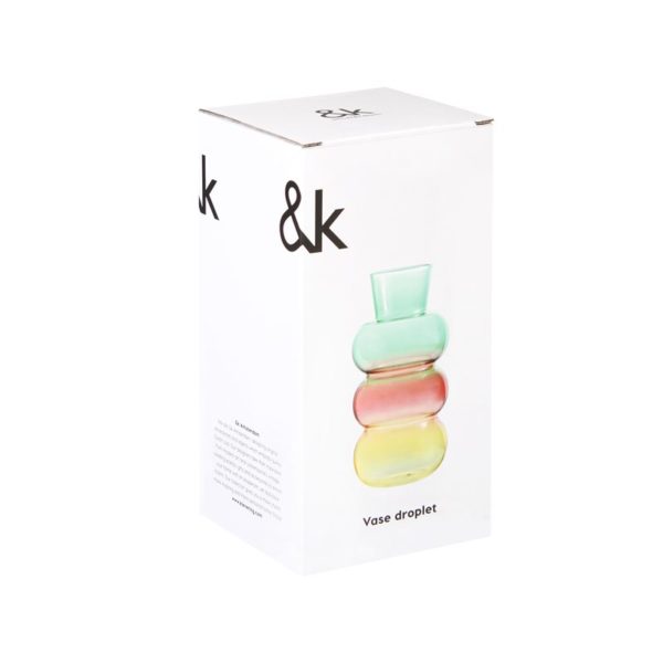 Vase Droplet vert - &Klevering – Image 3