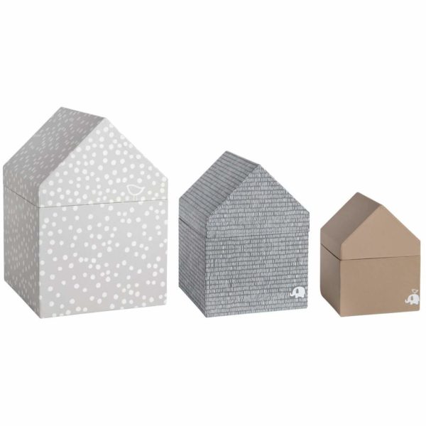 Boites de rangement Maison set de 3 - Räder