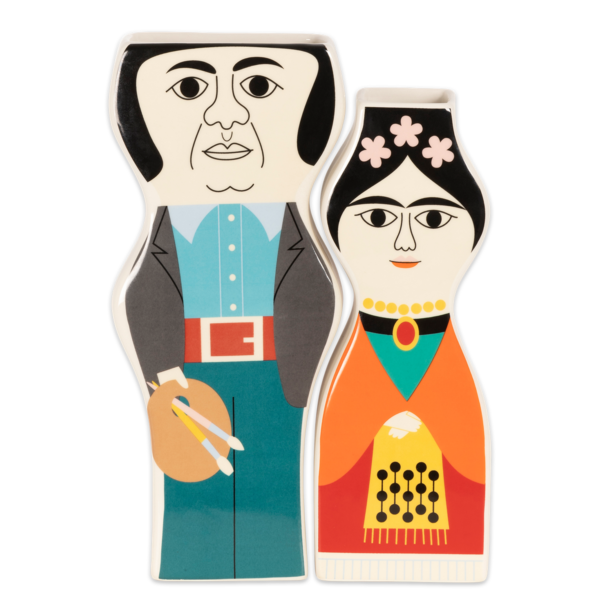 Set de 2 vases Diego et Frida - Kitsch Kitchen