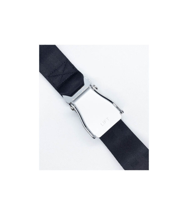 Ceinture "Ceinture d'avion" originale noire
