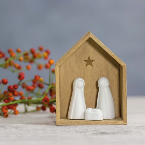 Crèche en bois et porcelaine (2 tailles) - Räder