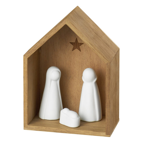 Crèche en bois et porcelaine (2 tailles) - Räder – Image 2
