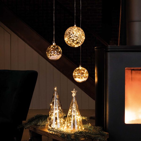 Sapin en verre LED pois- Räder – Image 3