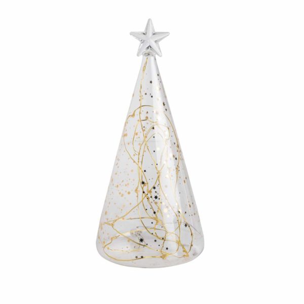 Sapin en verre LED étoiles (or ou argent) - Räder – Image 3