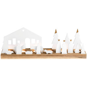 Photophore crèche de Noël - Räder