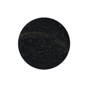 Grand plateau rond Constellations