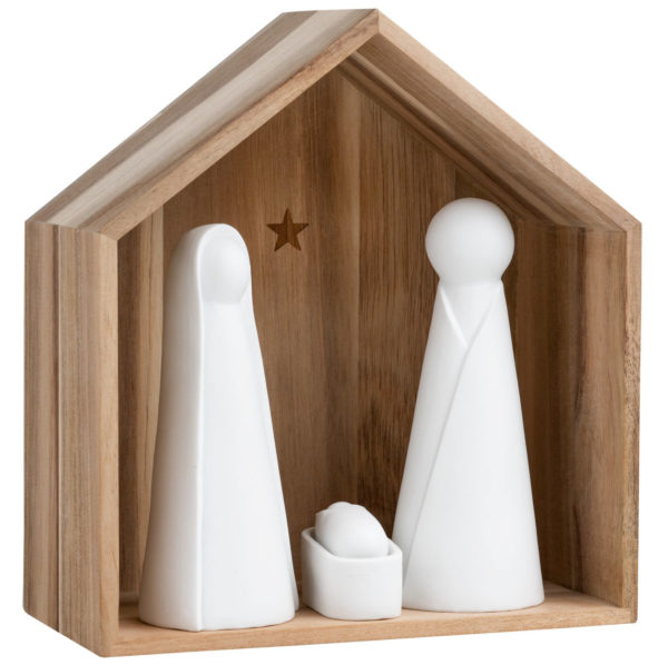 Crèche en bois et porcelaine (2 tailles) - Räder – Image 6