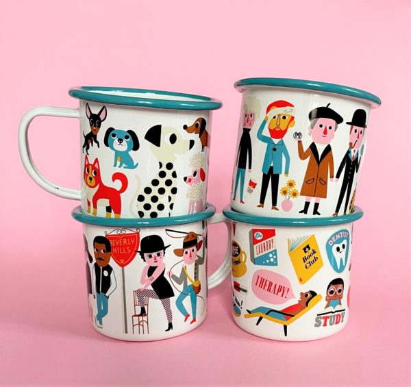 Tasse émaillée Movie Lover - Ingela Arrhenius – Omm Design – Image 7